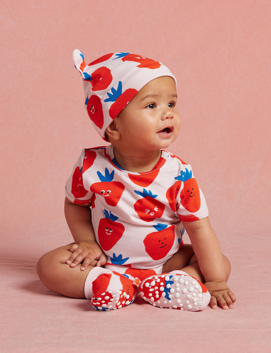 Berry Cosy Short Sleeve Bodysuit