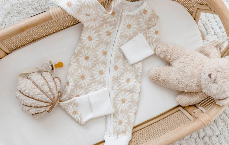 Fleur Waffle Zip Suit