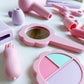 Silicone makeup and hairdresser set