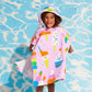 Kids Hooded Towel Sundae Fun Day