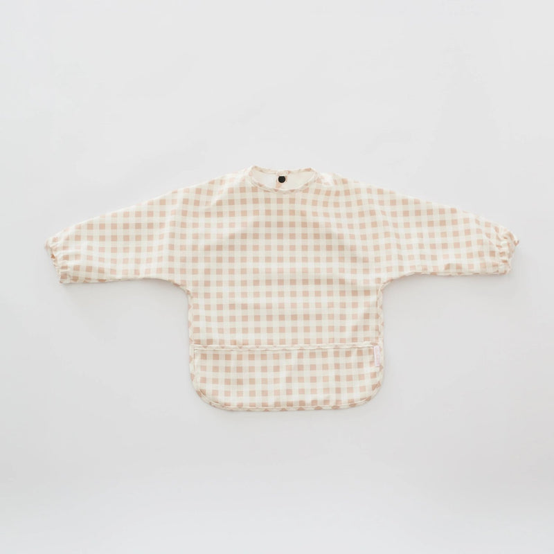 Smock Bib - Gingham 6-12M