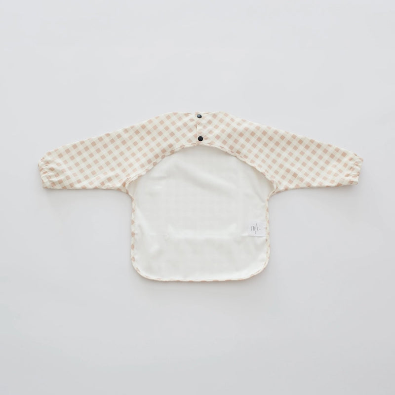 Smock Bib - Gingham 6-12M