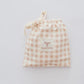 Smock Bib - Gingham 6-12M