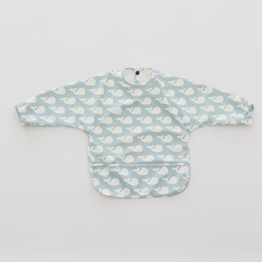 Smock Bib - Whales 6-12M