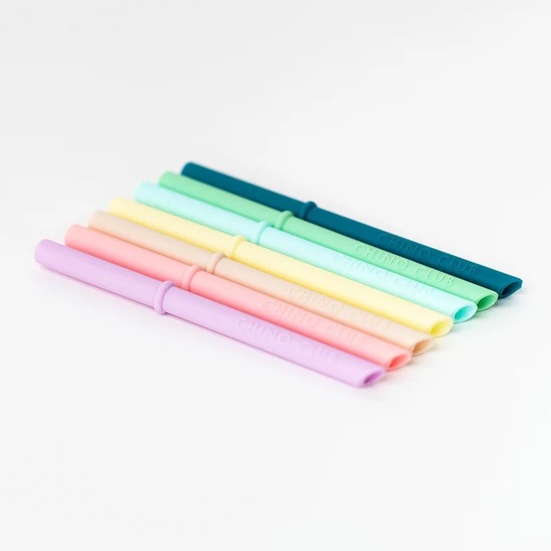 Single Silicone Straw - Pick Your Colour