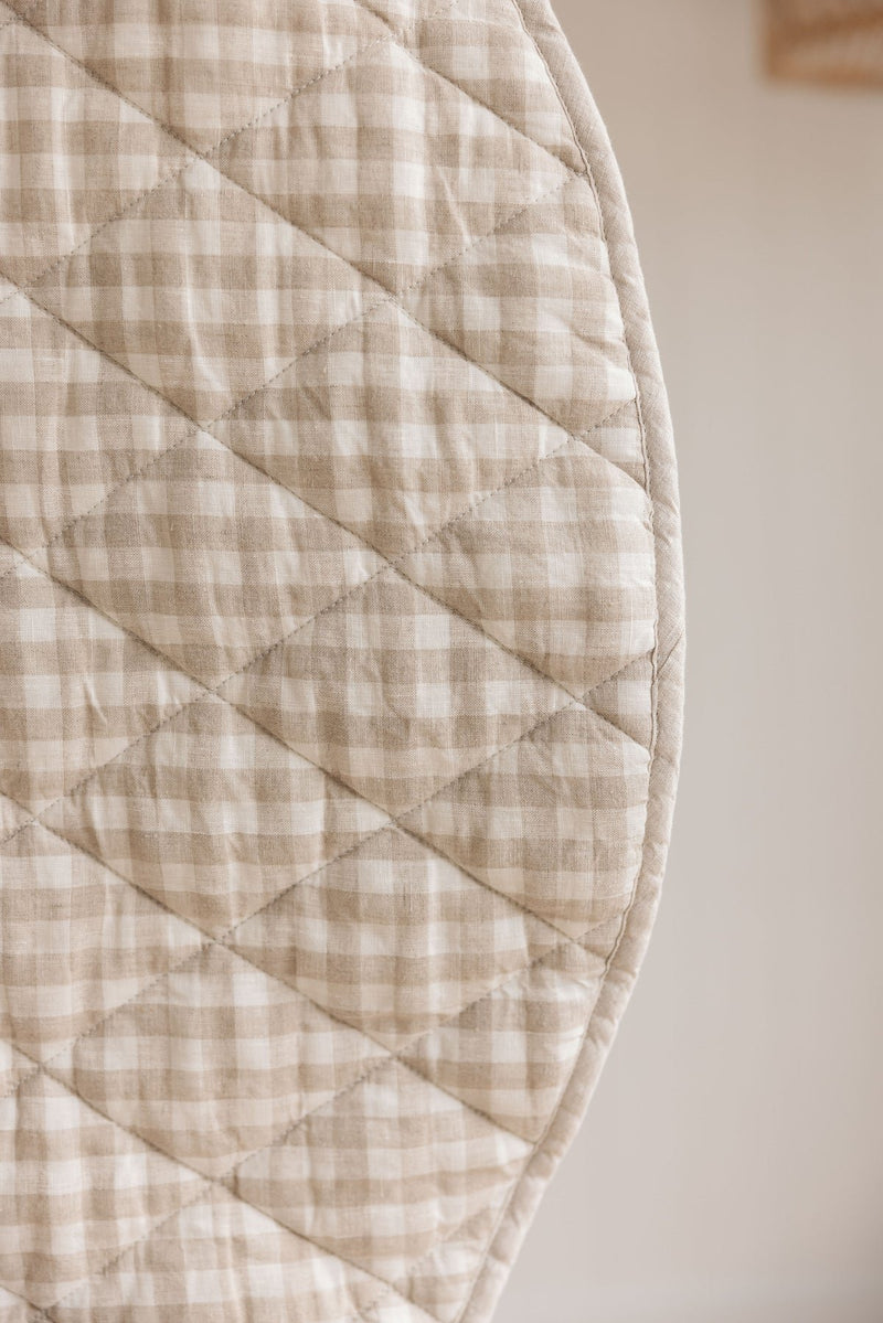 OAT & GINGHAM NATURAL - PLAY MAT